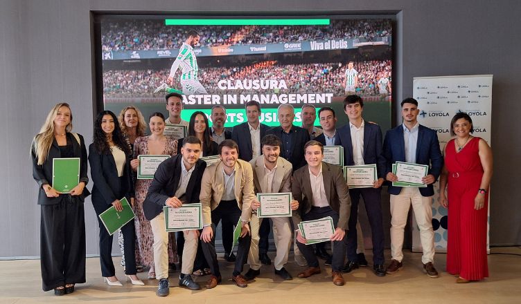 Finaliza la V edición del Máster de la Universidad Loyola y el Real Betis Balompié: una formación única en el corazón del Sports Business